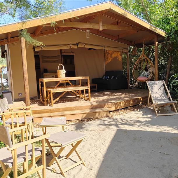 Lodge to rent next to the sea - Camping Beauregard Plage